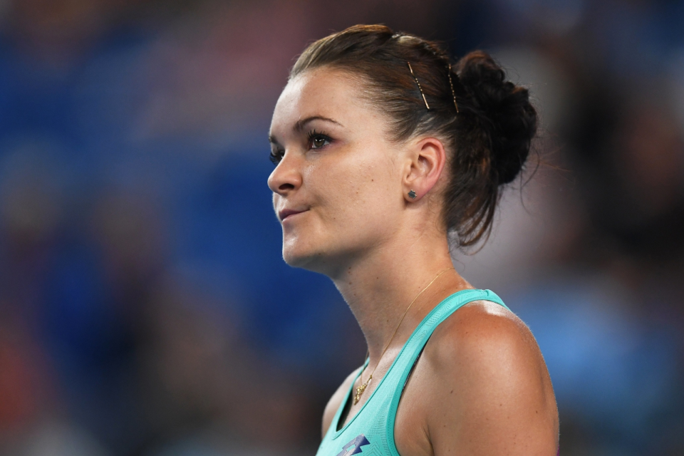 Na zdjęciu Agnieszka Radwańska podczas meczu 3. rundy Australian Open 2018. Fot. PAP/EPA/LUKAS COCH