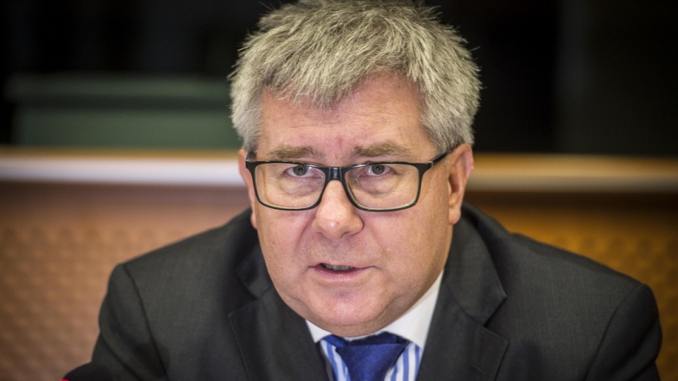 Na zdjęciu archiwalnym z 24.01.2018 r. Ryszard Czarnecki. Europoseł PiS Ryszard Czarnecki został 07.02.2018 r. odwołany z funkcji wiceprzewodniczącego PE. (kru) PAP/Wiktor Dąbkowski