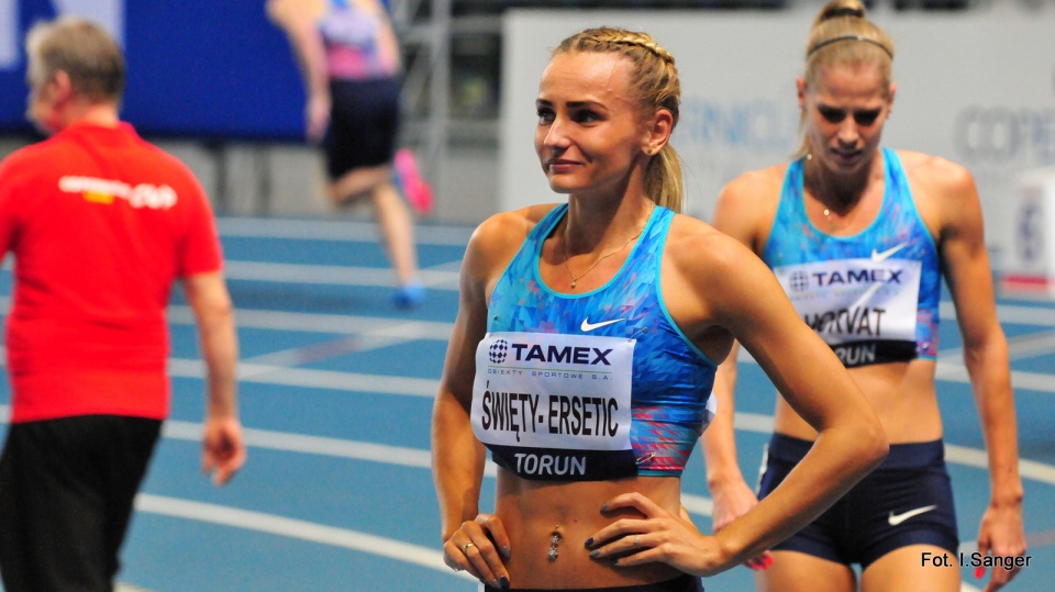 Justyna Święty-Ersetic zajęła 2. miejsce podczas mityngu i ustanowiła halowy rekord kraju w biegu na 400 m.