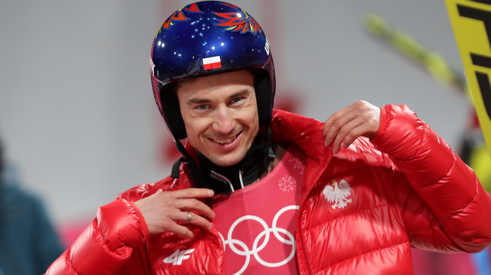 Na zdjęciu Kamil Stoch podczas siódmego dnia IO w Pjongczangu. Fot. PAP/Grzegorz Momot