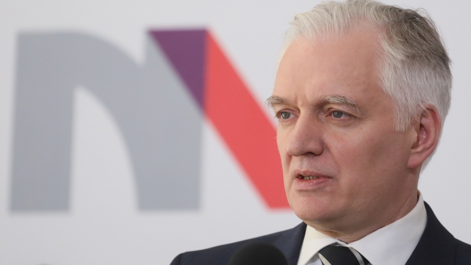Wicepremier, minister nauki i szkolnictwa wyższego Jarosław Gowin. Fot. PAP/Paweł Supernak