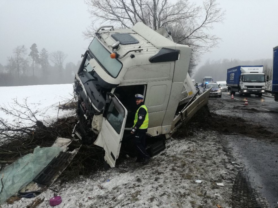 Wypadek w Rykowisku/fot. Materiały policji ze Świecia