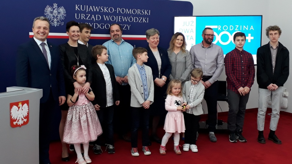 W Kujawsko-Pomorskiem w programie uczestniczy ponad 140 tys. rodzin. Fot. Kamila Zroślak