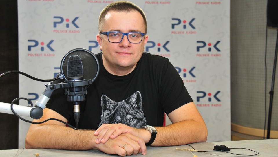 Przewodniczący SLD w Kujawsko-Pomorskiem był gościem Rozmowy Dnia w Polskim Radiu PiK. Fot. Ireneusz Sanger