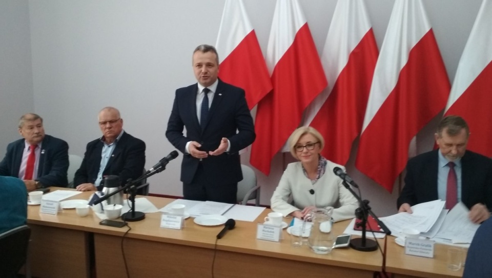 Gościem Wojewódzkiej Rady Dialogu Społecznego w Bydgoszczy była wiceminister edukacji narodowej, Marzena Machałek. Fot. Bartłomiej Grzankowski