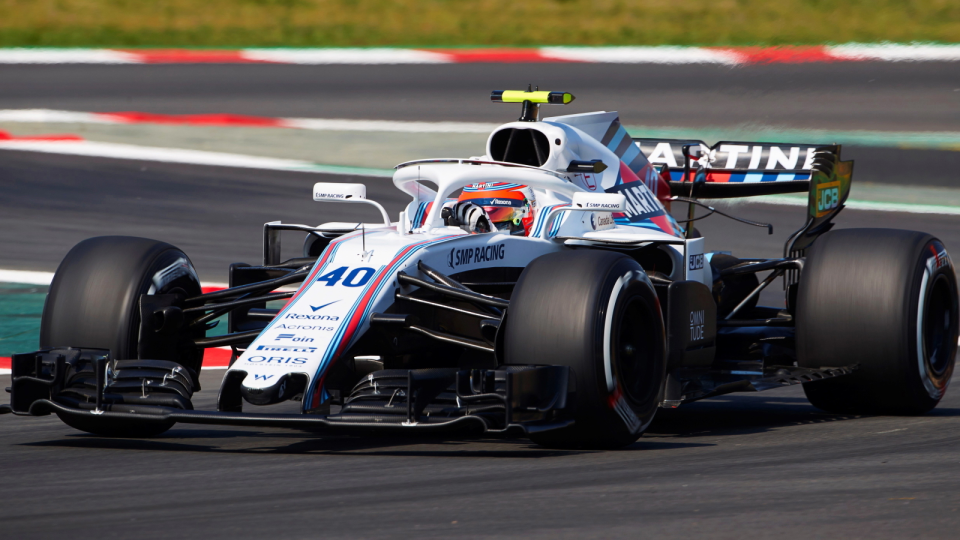 Na zdjęciu bolid Roberta Kubicy podczas treningu przed Grand Prix Hiszpanii Formuły 1. Fot. PAP/EPA/ALEJANDRO GARCIA