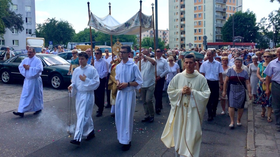 Tłumy bydgoszczan przeszły dziś w procesjach ulicami miasta. Fot. Kamila Zroślak