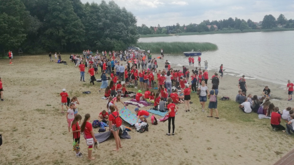 Akcja „Kręci mnie bezpieczeństwo nad wodą" w Borównie/fot. Monika Siwak-Waloszewska