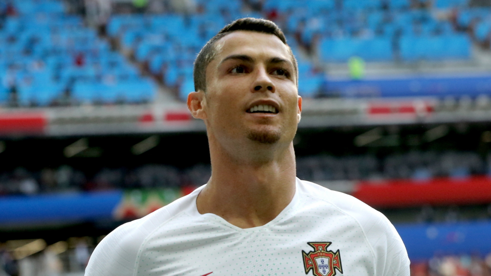 Na zdjęciu Cristiano Ronaldo w trakcie meczu Portugalii z Maroko w 2. kolejce grupy B MŚ 2018. Fot. PAP/EPA/ABEDIN TAHERKENAREH