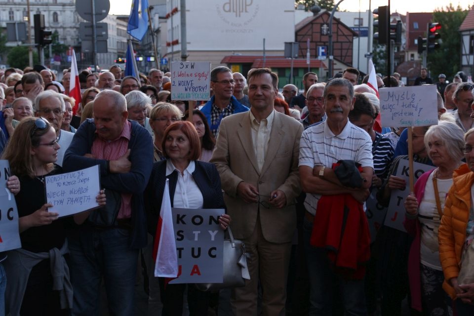 Protest pod bydgoskim sądem/fot. Janusz Wiertel