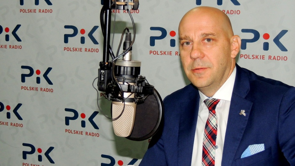 Adam Dudziak, dyrektor Miejskiego Centrum Zarządzania Kryzysowego w Bydgoszczy, gościem "Rozmowy dnia" w Polskim Radiu PiK. Fot. Adam Droździk