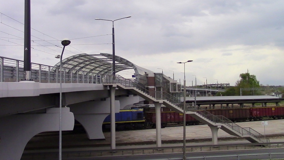 Tramwajowa estakada nad stacją Bydgoszcz Wschód. Fot. Magiera188/Wikipedia