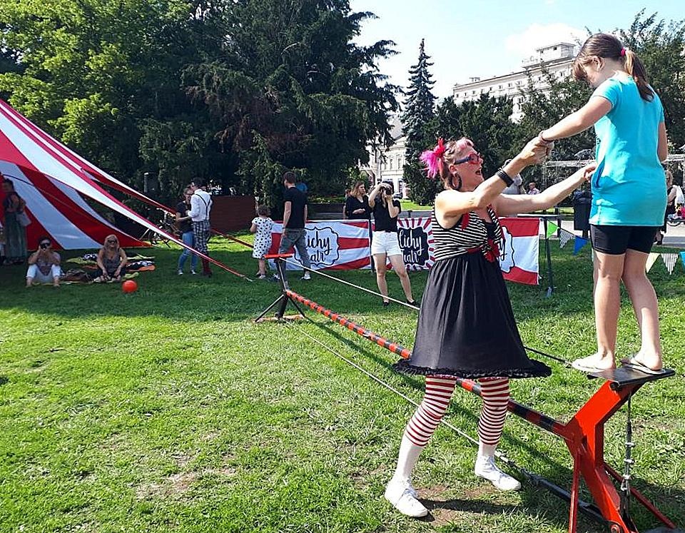 Z atrakcji festiwalowych skorzystać można w amfiteatrze przy ul. Mostowej oraz na Placu Teatralnym w Bydgoszczy. Fot. Bogumiła Wresiło