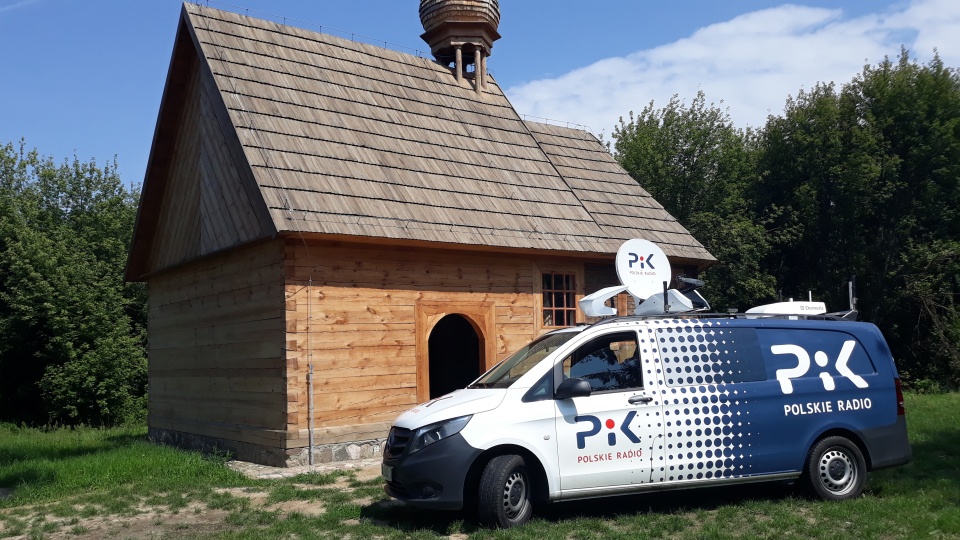 W ramach wyprawy do Lubienia Kujawskiego, odwiedziliśmy drewniany kościół w Kłóbce. Fot. Sławomir Nowak