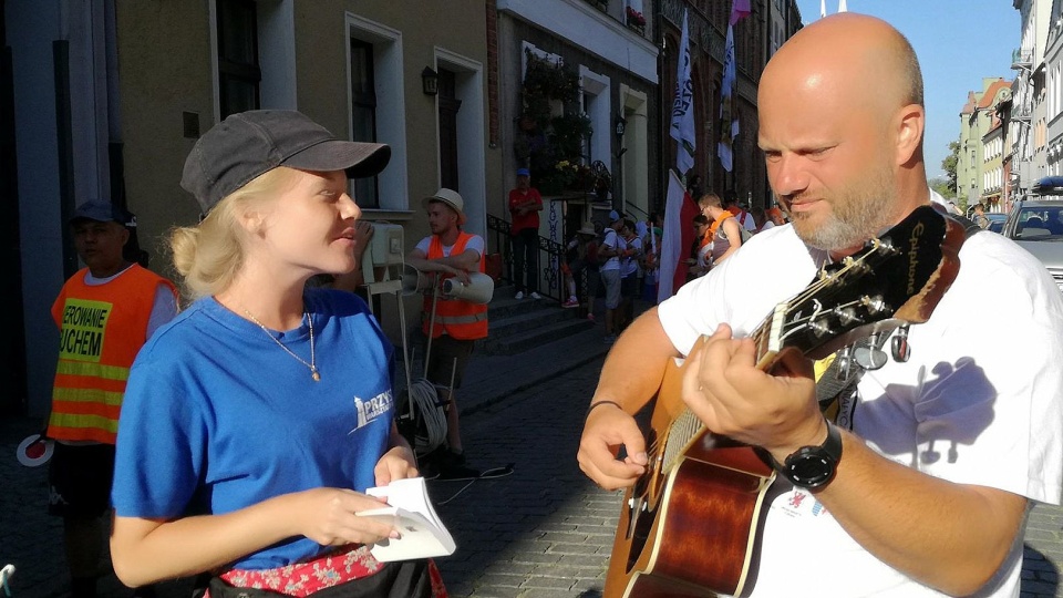 Pielgrzymi mają do pokonania prawie 300 km. Fot. Michał Zaręba