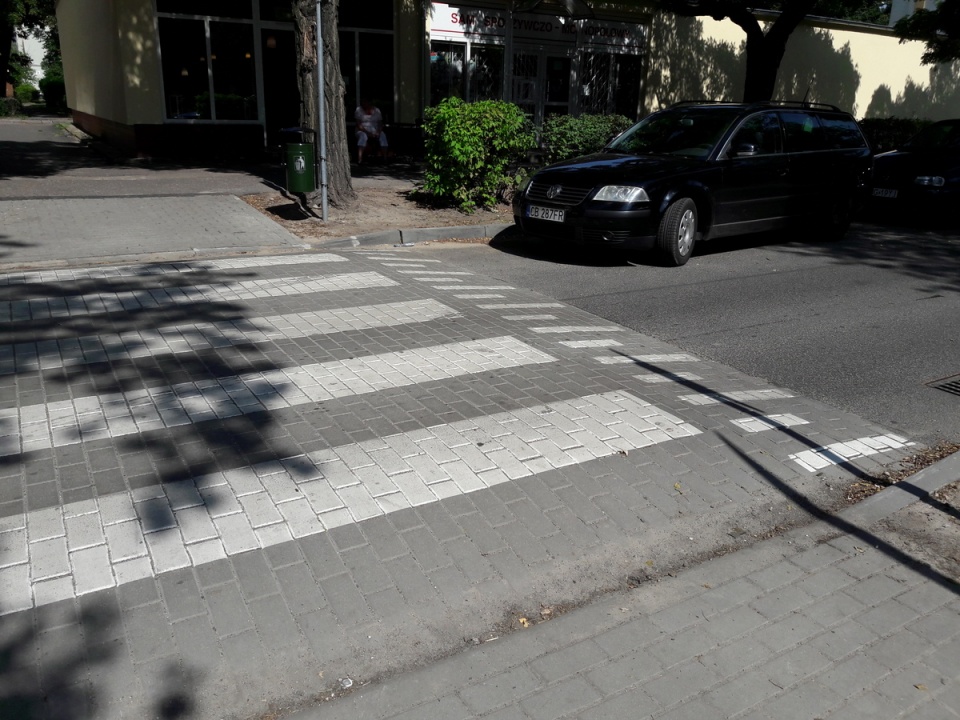 Mieszkańcy domagają się przede wszystkim poprawy przejść dla pieszych. Chcą, by chodnik i zebra znajdowały się na jednym poziomie/fot. Tatiana Adonis