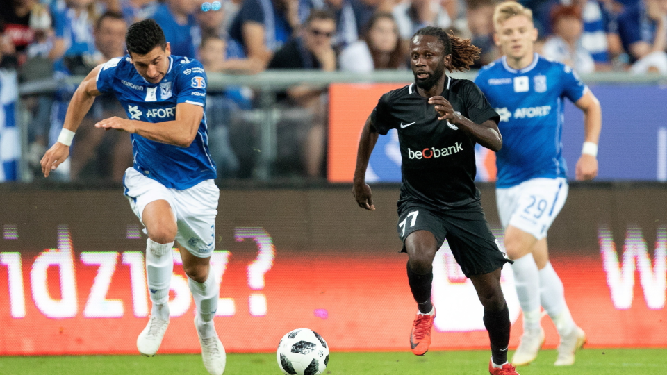 Zdjęcie z meczu Lech Poznań - KRC Genk w 3. rundzie eliminacji Ligi Europy 2018/2019. Fot. PAP/Bartosz Jankowski