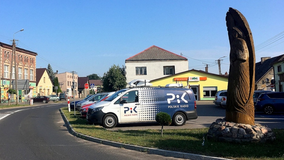 Mobilne studio Polskiego Radia PiK zwiedzało atrakcje gminy Jeżewo. Fot. Krystian Makowski