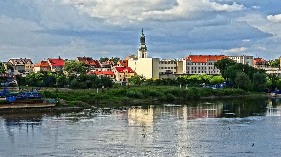 Stary Fordon od strony Wisły. Fot. wikipedia.pl