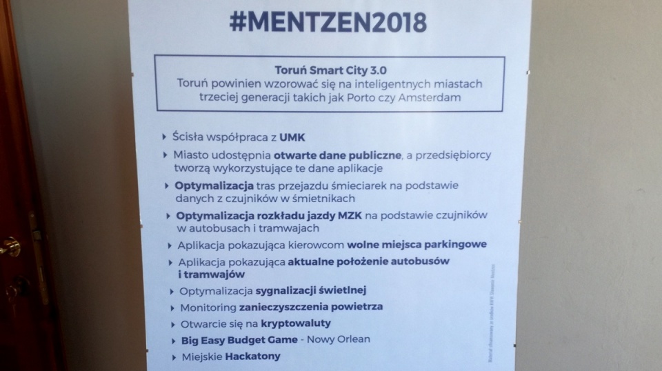 Sławomir Mentzen przedstawił część propozycji zawartych w swoim programie wyborczym. Fot. Wiktor Strumnik