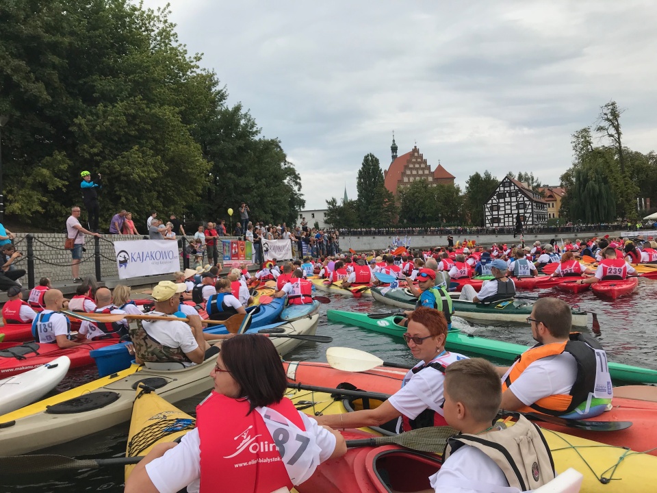 Podczas parady na wodzie było ponad 300 uczestników. Fot. Tomasz Kaźmierski