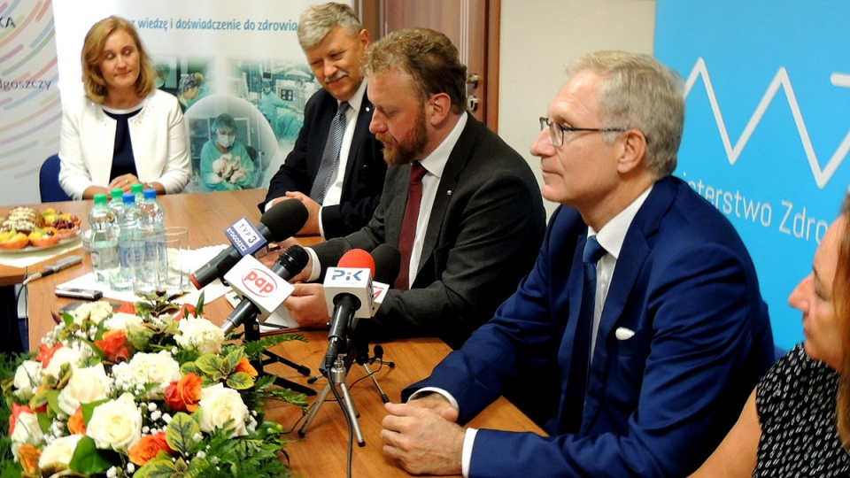 Minister zdrowia Łukasz Szumowski na spotkaniu z dziennikarzami. Fot. Damian Klich
