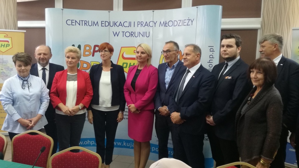 Minister rodziny, pracy i polityki społecznej odwiedziła dziś Brodnicę i Grudziądz. Fot. Marcin Doliński