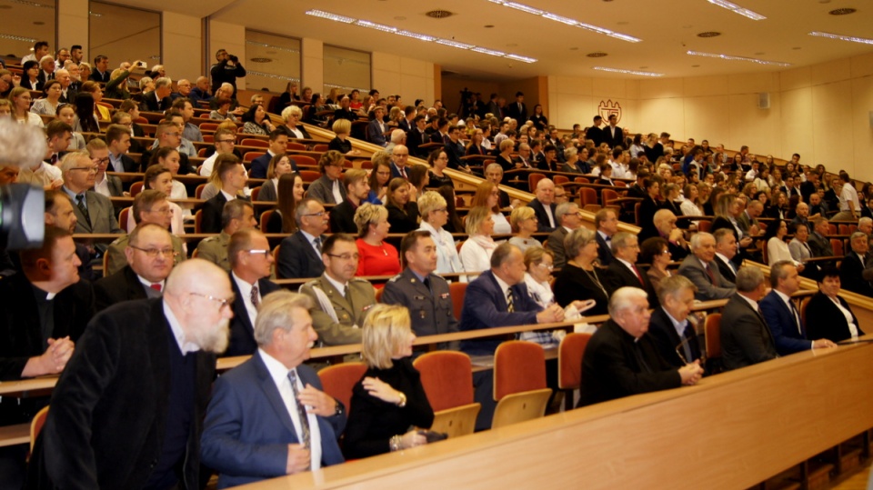 Uroczysta inauguracja zgromadziła pracowników uczelni, studentów i zaproszonych gości. Fot. Henryk Żyłkowski