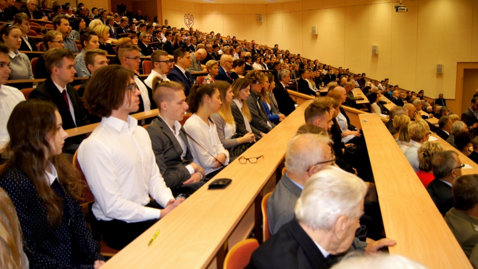 Uroczysta inauguracja zgromadziła pracowników uczelni, studentów i zaproszonych gości. Fot. Henryk Żyłkowski