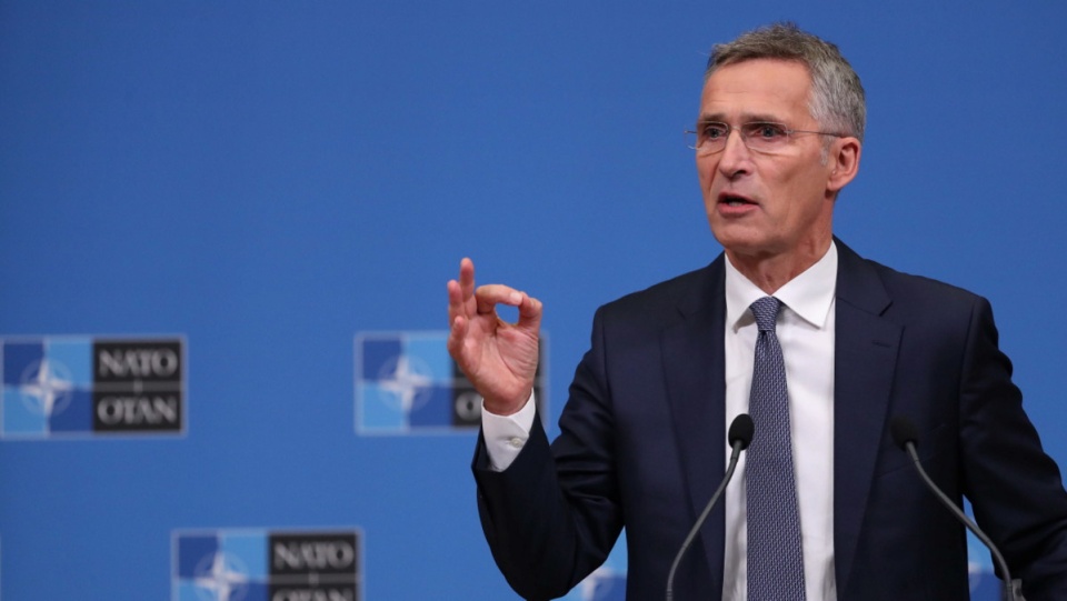 Sekretarz Generalny NATO Jens Stoltenberg. Fot. PAP/EPA/OLIVIER HOSLET