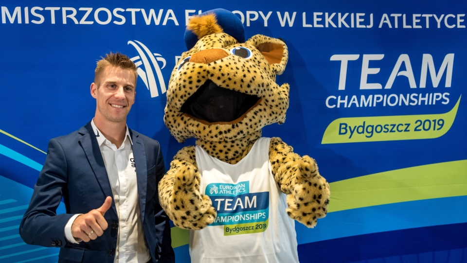 Marcin Lewandowski, Zawodnik Regionu, podczas gali Nagrody Laur Królowej Sportu w Bydgoszczy. Fot. PAP/Tytus Żmijewski