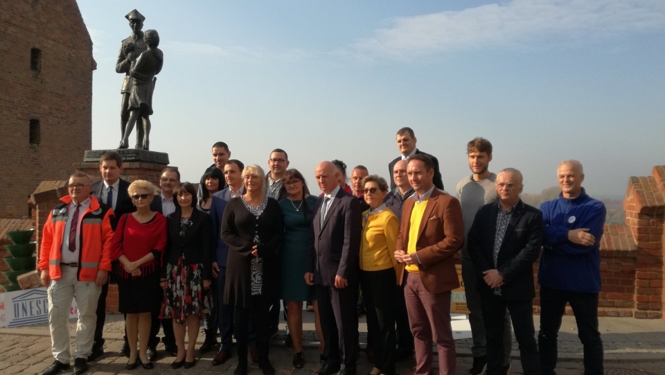 Podziękował im poseł Platformy Tomasz Szymański. Fot. Marcin Doliński