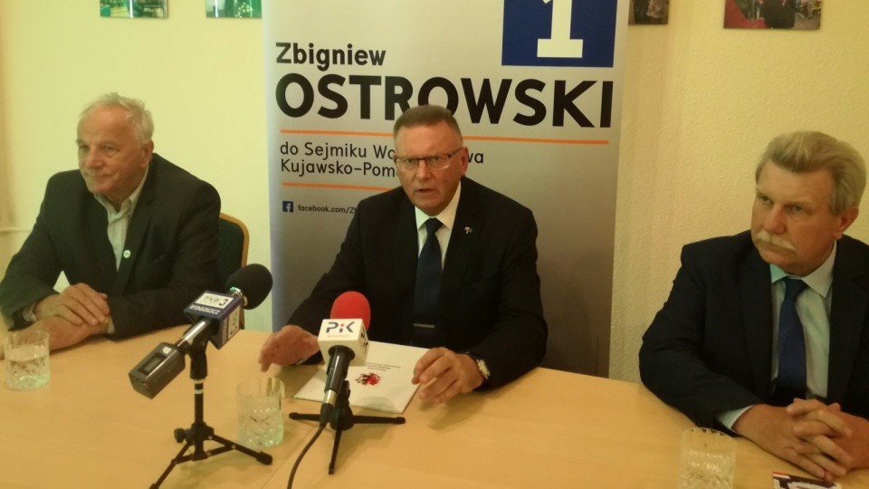 Wicemarszałek Ostrowski kandyduje w wyborach do sejmiku województwa. Fot. Maciej Wilkowski