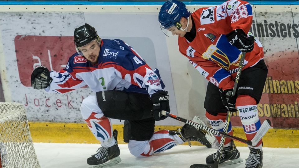 Zdjęcie z meczu Energa Toruń kontra Polonia Bytom (8:3) w 28. kolejce ekstraligi hokejowej 2018/2019. Fot. PAP/Tytus Żmijewski