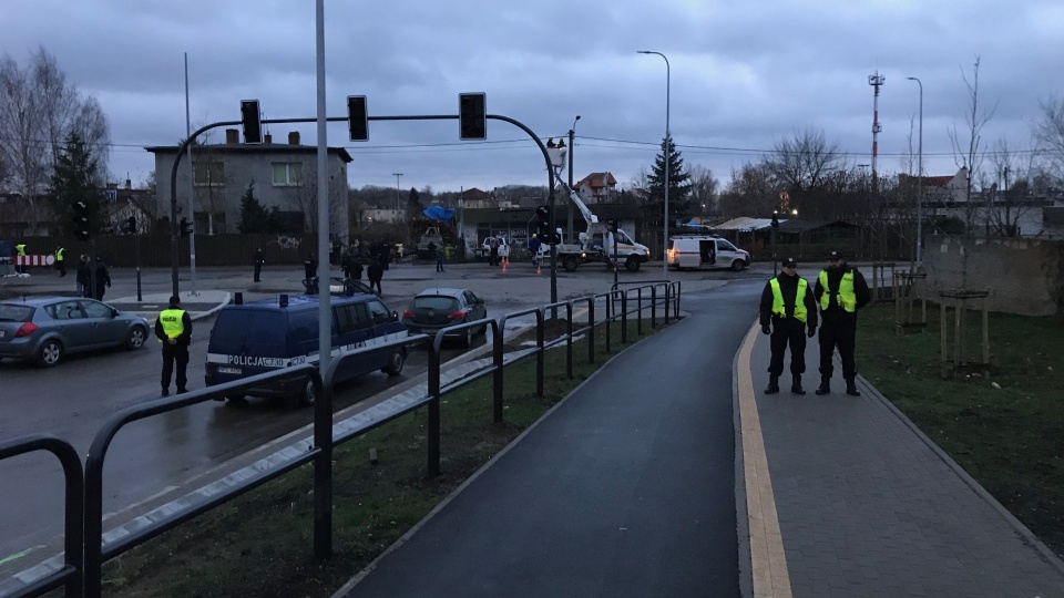 Egzekucja działki przy ul. Ujejskiego w Bydgoszczy. Fot. Tomasz Kaźmierski