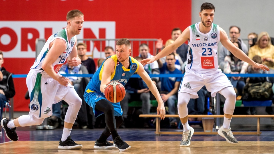 Zdjęcie z meczu Anwil Włocławek kontra Ventspils w 8. kolejce grupy A koszykarskiej Ligi Mistrzów 2018/2019. Fot. PAP/Tytus Żmijewski