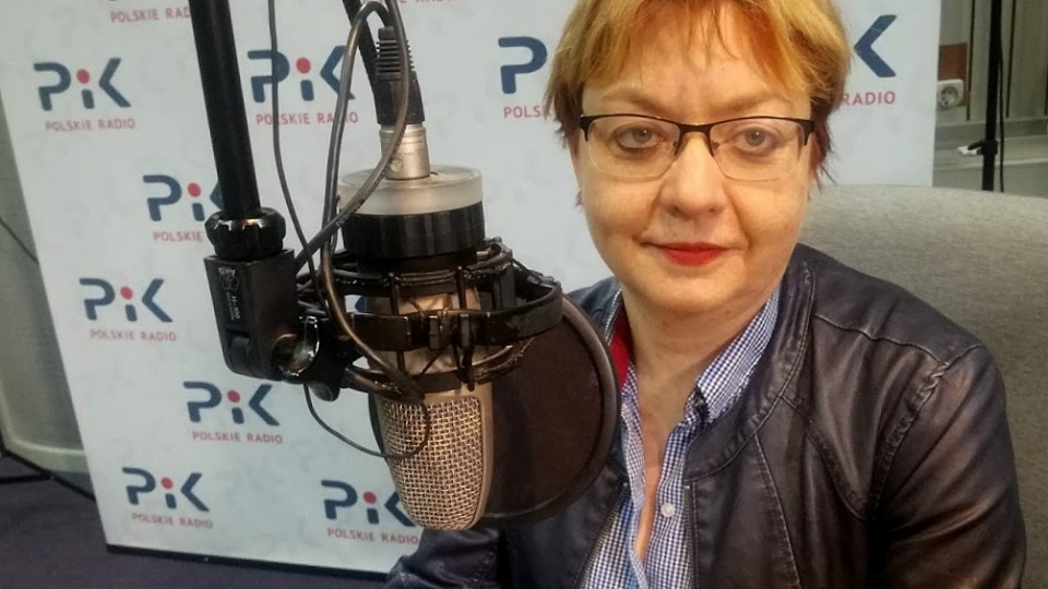 Mirosława Kaczyńska, prezes oddziału Związku Nauczycielstwa Polskiego w Bydgoszczy była gościem "Rozmowy dnia" w Polskim Radiu PiK. Fot. Magda Jasińska