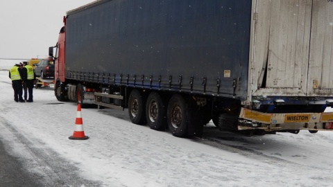 Policja ustala przyczyny wypadku. Fot. Policja