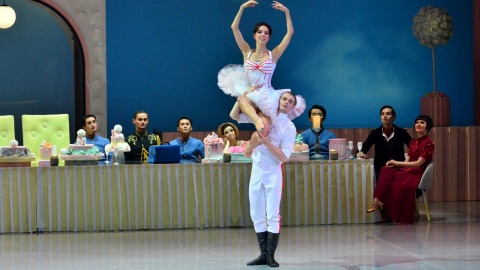 Próba generalna przed premierą baletu „Coppelia”. Fot. I. Sanger