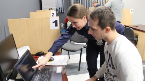 Organizatorzy zapewnili „kursantom” wiele atrakcji. Fot. Policja