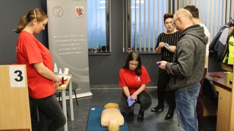 Organizatorzy zapewnili „kursantom” wiele atrakcji. Fot. Policja