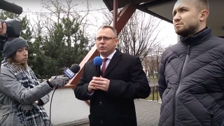 Protest przeciwko wprowadzaniu karty LGBT w inowrocławskich szkołach [wideo]