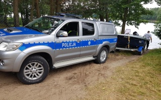 Patrole w motorówce. Wyeliminują wszystkich pływających pod wpływem