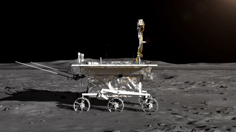 Chińska sonda wylądowała na niezbadanej półkuli Księżyca