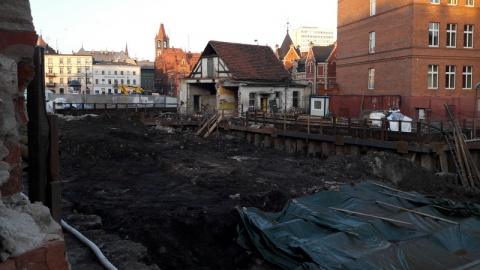 Ale odkrycie W Bydgoszczy znaleziono elementy dawnej bramy miejskiej