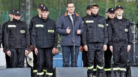 Premier w Rypinie do strażaków: jesteście wspaniałymi bohaterami naszej codzienności