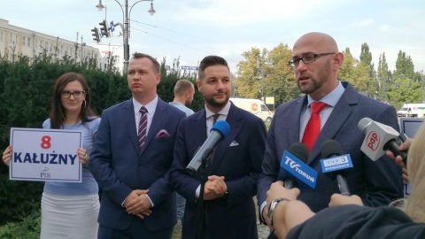 Patryk Jaki wspiera w Toruniu kandydatów Zjednoczonej Prawicy