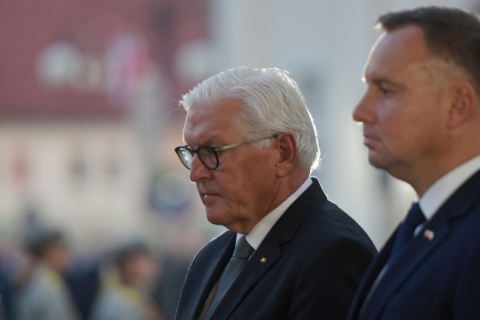 Prezydenci Polski i Niemiec uczcili w Wieluniu pamięć ofiar II wojny światowej