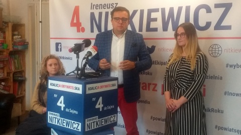 Ireneusz Nitkiewicz, kandydat KO, podsumował kampanię