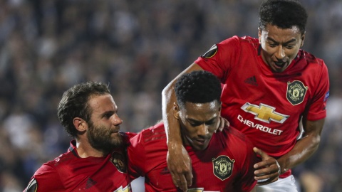 Piłkarska Liga Europy - wygrane Manchesteru United, Sevilli, Arsenalu